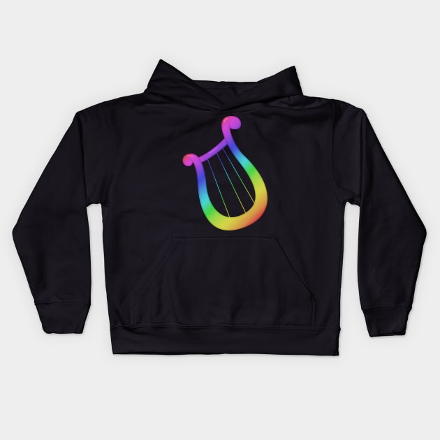 MLP - Cutie Mark Rainbow Special - Lyra Kids Hoodie by ariados4711